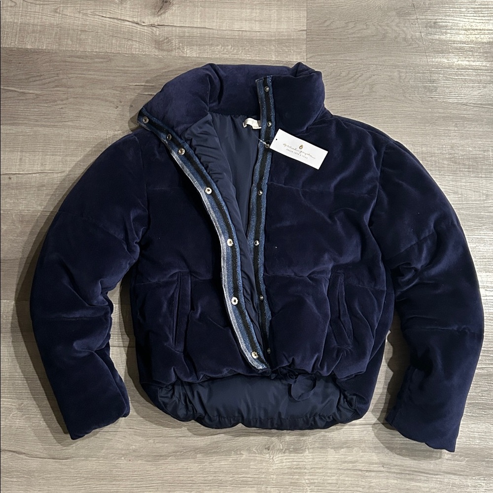 SPIRITUAL GANGSTER | VELOUR PUFFER JACKET